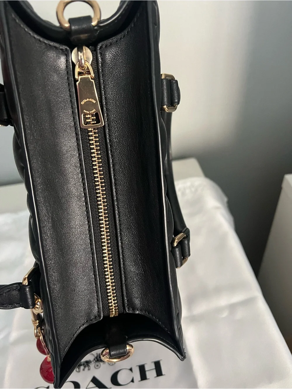 Coach Small Maggie Bag In Signature Leather